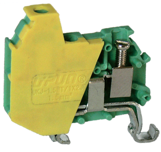Клемма винтовая заземляющая миниатюрная UKJ-1.5MT/1×2JD 011048