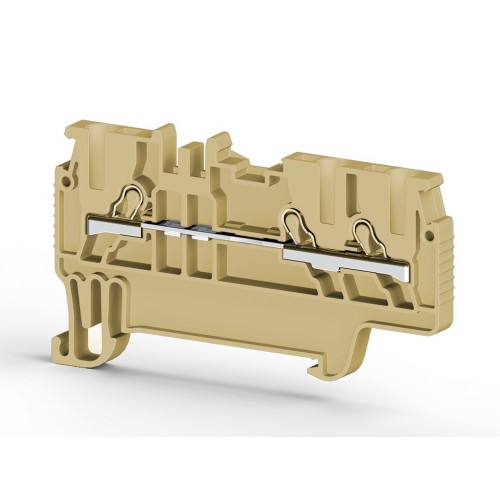 KLEMSAN 307032 Клеммник пруж.быстрозажимной (Push in), 3-х выводной, 1,5мм.кв., (зеленый); PYK 1,5ME