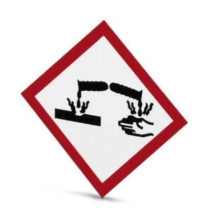 Phoenix contact 1014278 PML-GHS105 (25X25) Табличка "Опасные вещества"