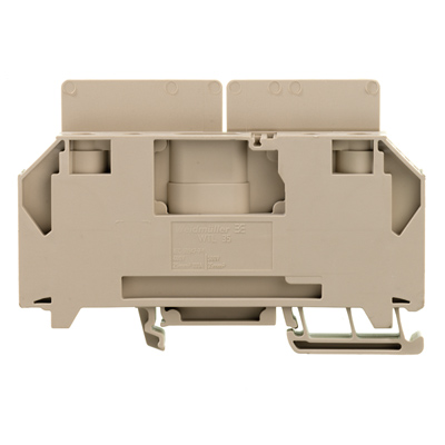 Weidmuller 1925060000 WTL 35/1STB Исполнение: Измерительная клемма с размыкателем, Винтовое соединение, 35 мм.кв, 500 V, 125 A, скользящий, Темно-бежевый