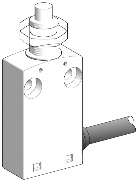 Schneider Electric XCMN21F0L1 КОНЦЕВОЙ ВЫКЛЮЧАТЕЛЬ 1НО1НЗ C КАБЕЛЕМ 1М XCMN21F0L1