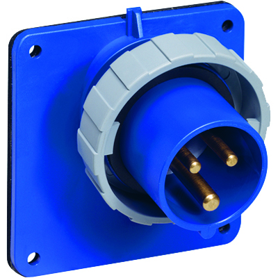 ABB 2CMA166630R1000 Вилка панельная с угловым фланцем 232BAU6W, 32A, 2P+E, IP67, 6ч