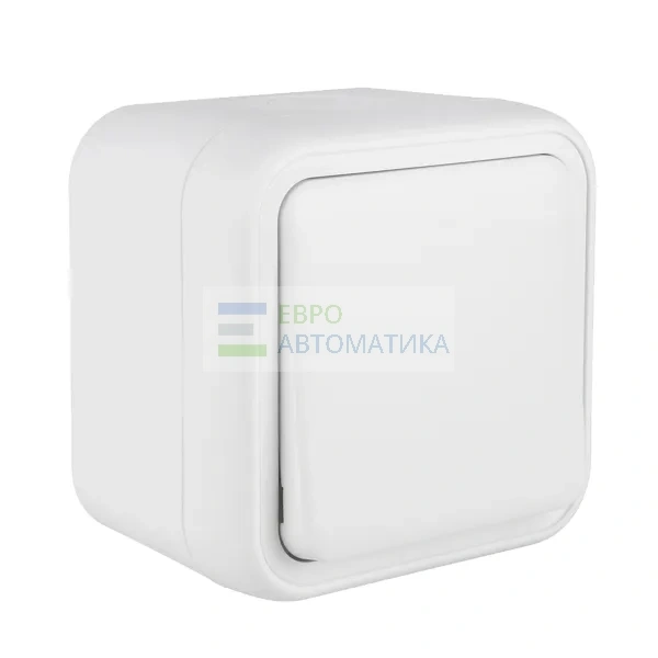 EKF BT1-SWW-11 Выключатель, одноклавишный, проходной ОП, автоматические клеммы белый, Бронто EKF