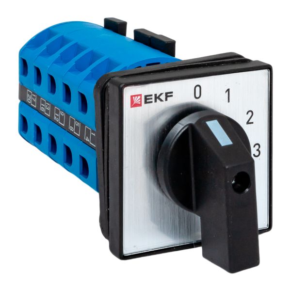 EKF pk-1-102-25-65 Переключатель кулачковый ПК-1-102 25А 2P «0-1-2-3» IP65 EKF