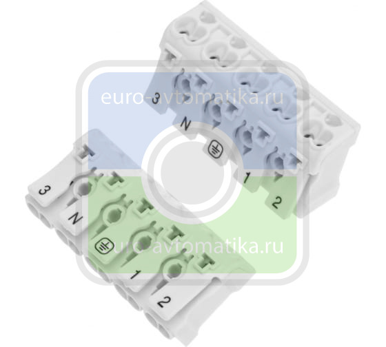 SUPU 923-5 Клемма пружинная соединительная КСП 5-полюсная, сеч.2.5мм2, бел., шт