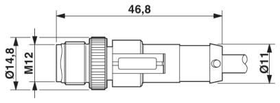 Phoenix contact 1410270 SAC-4P-MS/5,0-240/FR SCO Кабель для датчика / исполнительного элемента