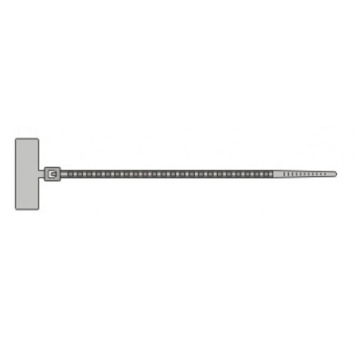 KLEMSAN 532110BT Кабельная стяжка 2,5x110 с маркировочной площадкой 8х25; YKB MCV 2,5x110 BE; Белая