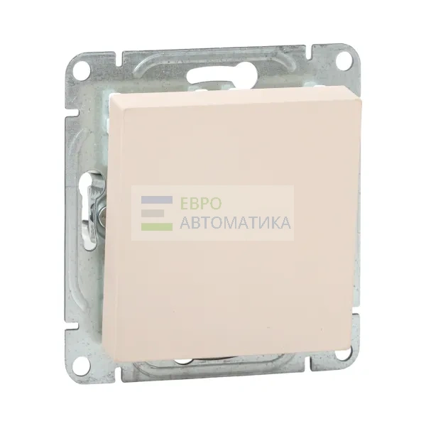 EKF UP1-SWI-13 Механизм выключателя, одноклавишный, кнопочный, кремовый Эпика EKF