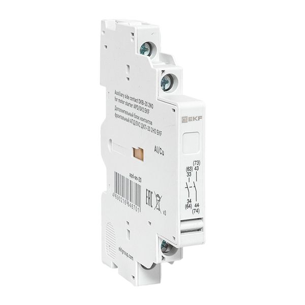 EKF apd-an-20 Дополнительный блок контактов боковой АПД/GV2 ДКП-20 2НО EKF