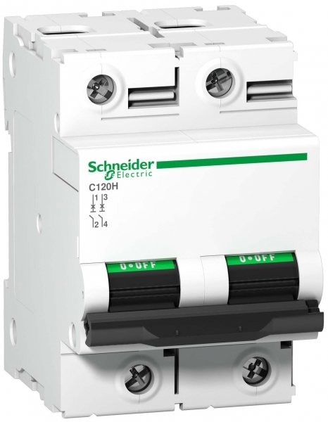 Schneider Electric АВТОМАТИЧЕСКИЙ ВЫКЛ. C120H 2П 125A B (арт.A9N18415)