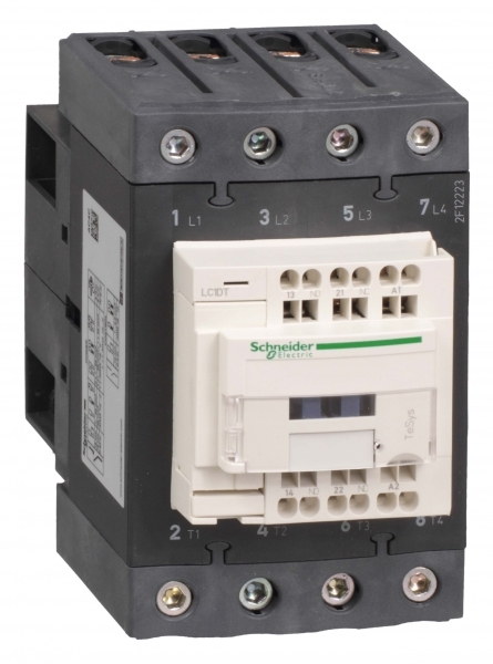 4Р КОНТАКТОР EVERLINK AC1 415В 60 A ПРУЖИННЫЙ ЗАЖИМ, КАТУШКА УПР. 250В DC