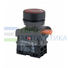 8025078042 - Кнопка 22мм с возвратом 1 Н.З. (красный) с индикацией LED 48 V AC/DC; PSRL-1C 48
