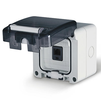 DKC DIS137648150 Розетка RJ 45, настенная