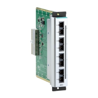 MOXA Модуль CM-600-4MSC Fast Ethernet interface module 4х100BaseFX multi-mode (SC)