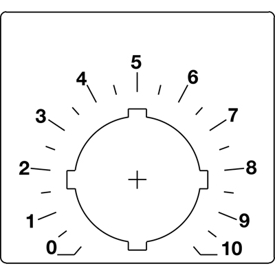ABB SK615562-88 Шильдик для потенциометра (со шкалой)