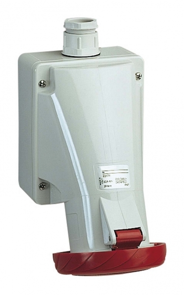 Schneider Electric 83171 НАСТЕН РОЗЕТКА ВИНТ 32А 3P+N+E IP67 380В