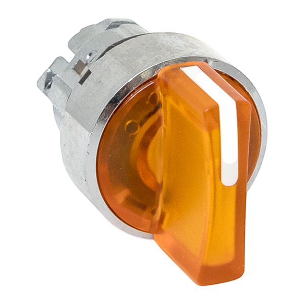 EKF XB4BD2FL-Y-65 Исполнительный механизм переключателя ХB4 желтый на 2 положения с фиксацией, с подсветкой с короткой ручкой IP65 EKF