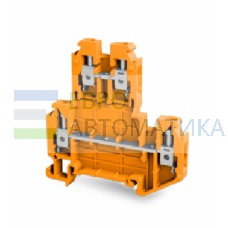TBLOC 8002099253 - Клеммник 2-х ярусный, 4 мм.кв. (оранжевый); TBL 4 2P