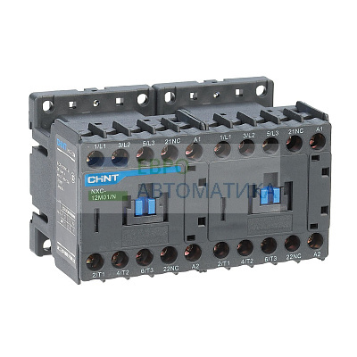 CHINT 836654 Контактор NXC-12M/4/N реверс. 4P(4НО) 12А AC24B (50/60Гц) (R)