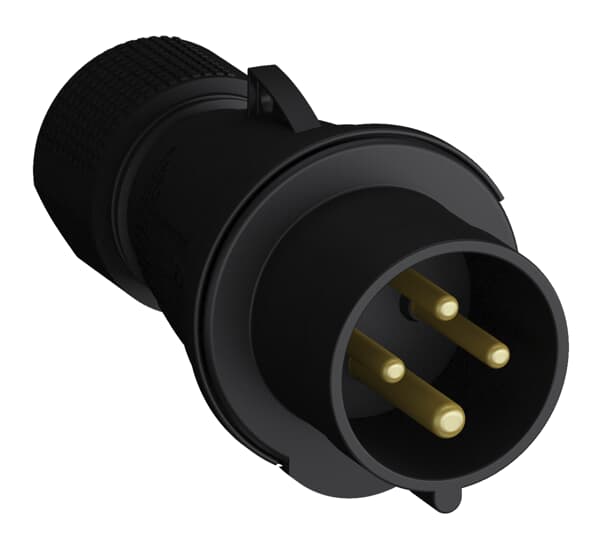 ABB 2CMA103584R1000 Вилка кабельная Easy&Safe 316EP6B,16А,3P+E,IP44,6ч,черн