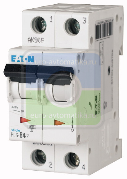 PL6-B4/2 Автоматический выключатель MOELLER / EATON (арт.286551)