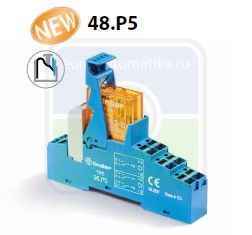 48P581100060SMA - Интерфейсный модуль (сборка 40.52.8.110.0000 + 99.02.0.230.98 + 95.P5SMA), электромеханическое реле; 2CO 8A; контакты AgNi; питание 110В AC; категория защиты IP20; безвинтовые клеммы Push-in; металлическая клипса; LED + варистор
