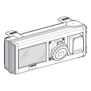 Schneider Electric KSB32CP15F ОТВОДНОЙ БЛОК 32А С 2 СИЛОВЫМИ РОЗ.