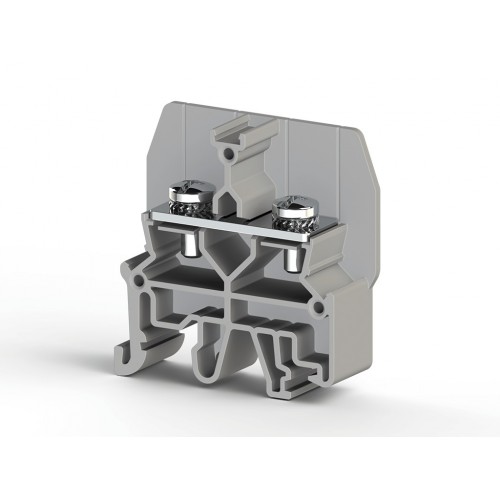 KLEMSAN 326817 Болтовой Клеммник под вилочный наконечник на DIN-рейку 6 мм.кв. (оранжевый); CPB 6B