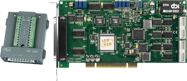 ICP DAS Плата PCI-1202LU/S CR PCI-1202L with DB-1825 daughter board ,cable