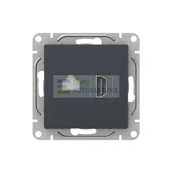 EKF UP1-SOG-HDMI-RJ45 Механизм розетки HDMI+RJ45 (cat5), графит Эпика EKF