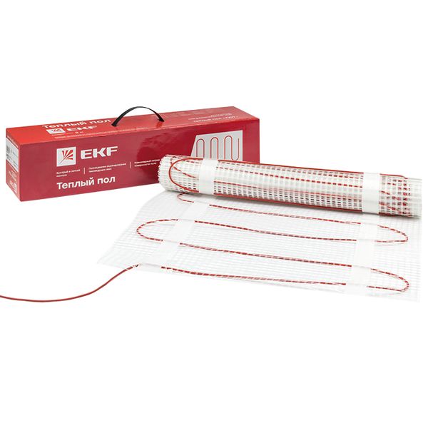 EKF nm2-1350-9 Теплый пол (мат нагревательный) "Уют" 9 кв.м. 1350 Вт EKF