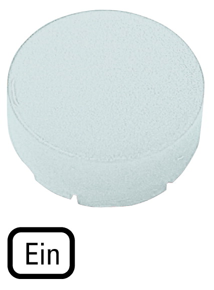 Линза для кнопок с подсветкой, выступающая белая , ON (M22-XDLH-W-D6)