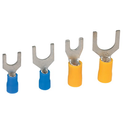 DKC 2C14P Наконечник вилочный с изолир.фланцем 2,5-6 кв.мм 4,3 мм (НВИ)