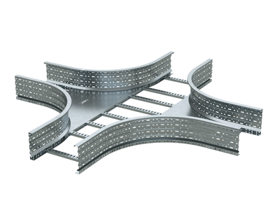 DKC ULX617ZL Х-ответвитель лестничный 100х700, цинк-л