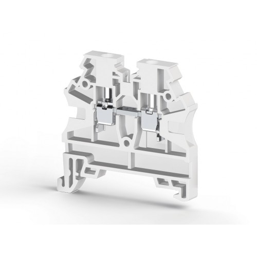 KLEMSAN 304206RP Клеммник на DIN-рейку 2,5мм.кв. (белый); AVK2,5 RD (RP)