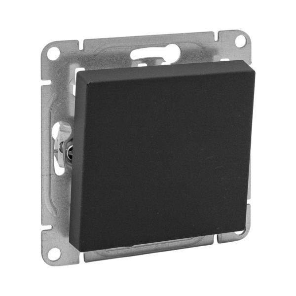 EKF UP1-SWB-10 Механизм выключателя, одноклавишный, чёрный Эпика EKF