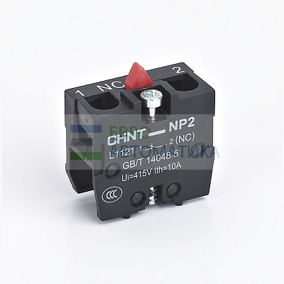 CHINT 683968 Блок контактный для кнопочного поста NP2 NP2-L1121 1НЗ (R)