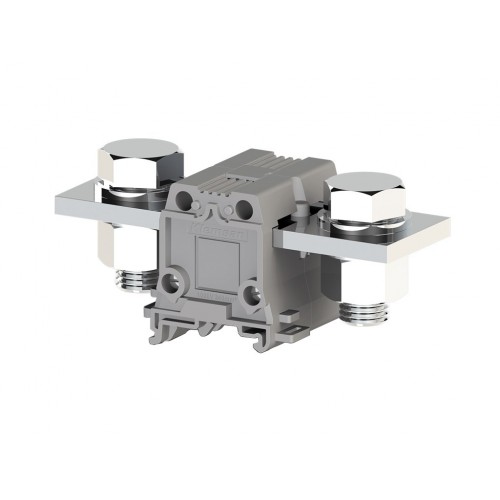 KLEMSAN 304320 Силовой клеммник на DIN-рейку 240 мм.кв., болт., (серый); AVK240 B