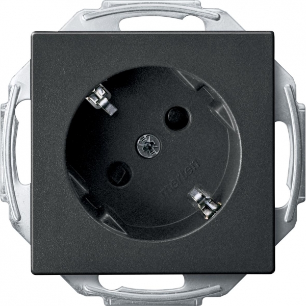 Schneider Electric MTN2370-0414 MERTEN МЕХАНИЗМ розетки 45° з/шт, АНТРАЦИТ, QF SM