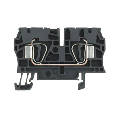 Weidmuller 1683650000 ZDU 4 SW Исполнение: Проходная клемма, Пружинное соединение, 4 мм.кв, 800 V, 32 A, черный