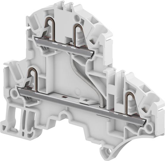 ABB Клемма втычная ZK2,5-D2-BL - 2 уровня, 2
