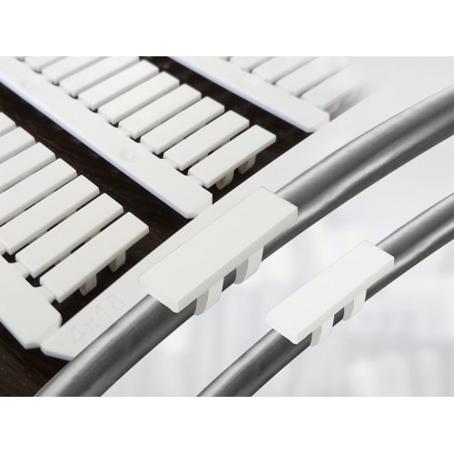 KLEMSAN 814900 KE1-NS 4x18  ; Маркировка защелкивающаяся на провод / 4x18мм / 0,5-1,5 мм2