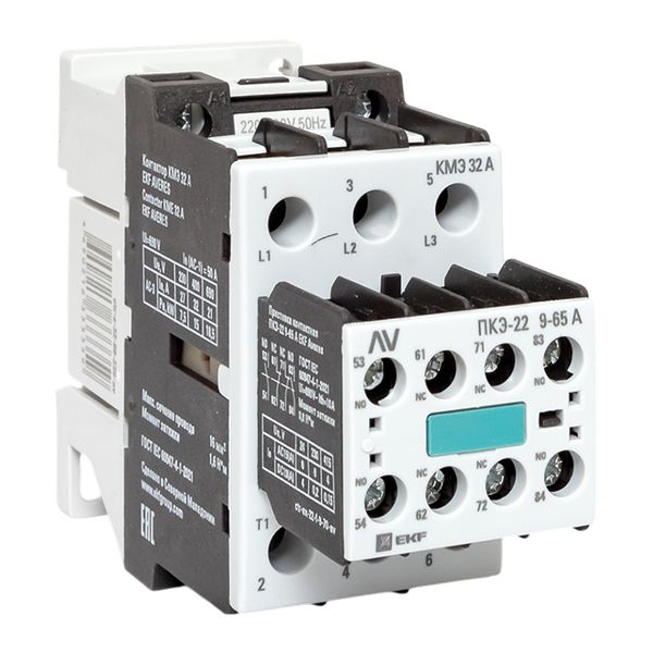 EKF ctr-s-32-00-230-av-22 Комплект КМЭ 32А 230В АС с дополнительными контактами 2НО+2НЗ EKF AVERES