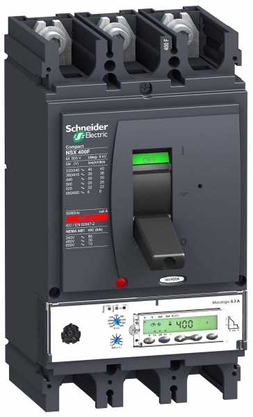 Schneider Electric 3П3Т АВТ. ВЫКЛ. MICR. 5.3A 400A NSX400H (арт.LV432701)