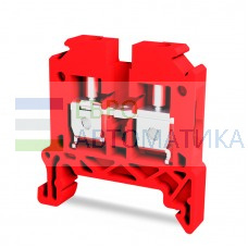TBLOC 8000099032 - Клеммник на DIN-рейку (Винтовой) 6 мм.кв. (красный);TBL 6