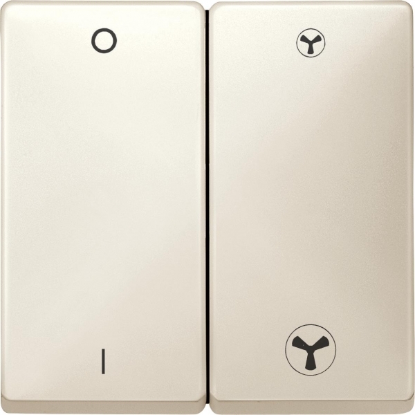 Schneider Electric MTN411944 MERTEN КЛАВИША 2-ная д/механизма выкл. вентилятора, БЕЖЕВЫЙ, SD