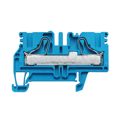 Weidmuller 1896270000 PDU 6/10 BL Исполнение: Проходная клемма, PUSH IN, 10 мм.кв, 800 V, 57 A, синий