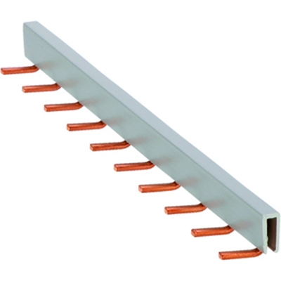 ABB 1SVR405658R5000 Шинная разводка CR-PJ (не разрезаемая) для реле CR-P, расстояние между штырьками 15 мм