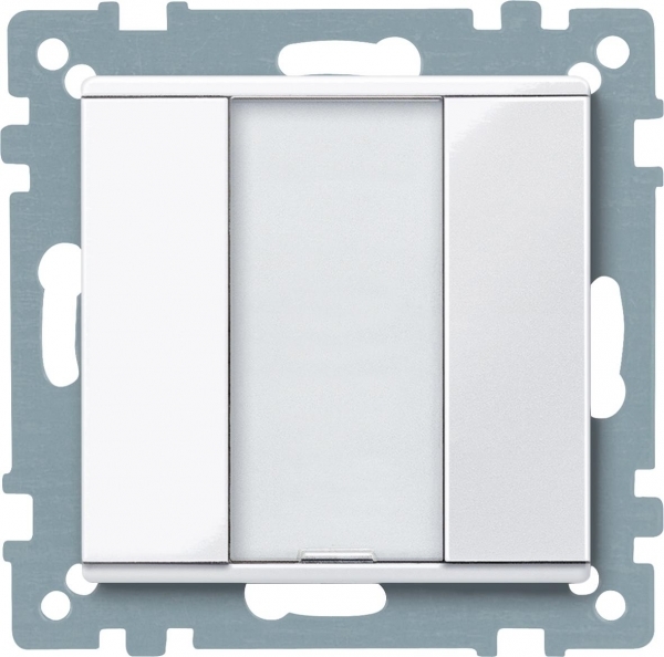 Schneider Electric MTN617125 SM,1 КН. ВЫКЛ PLUS, АКТ.БЕЛ.БЛ