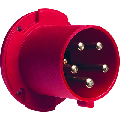 ABB 2CMA167212R1000 Вилка панельная с прямым фланцем 263BU6, 63A, 2P+E, IP44, 6ч